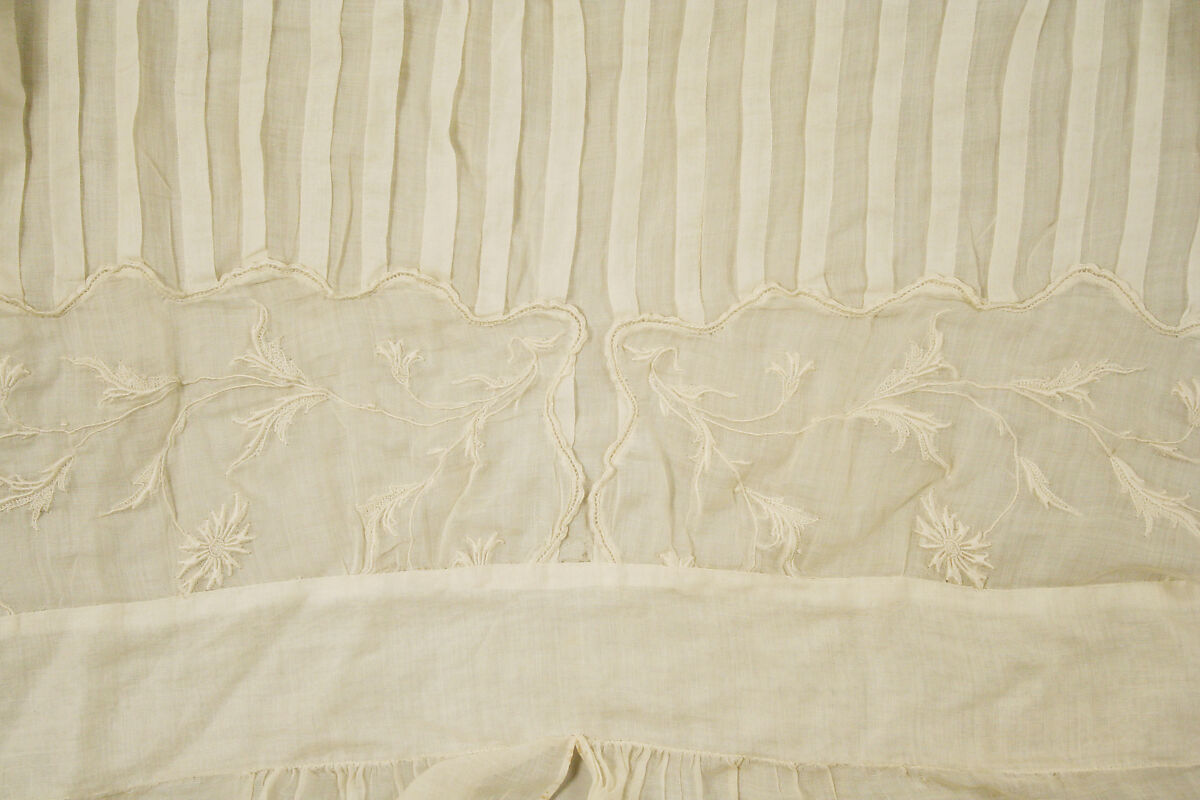 Blouse, cotton, probably American