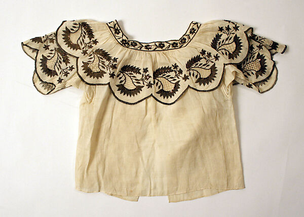 Shirt, cotton, metal, South American