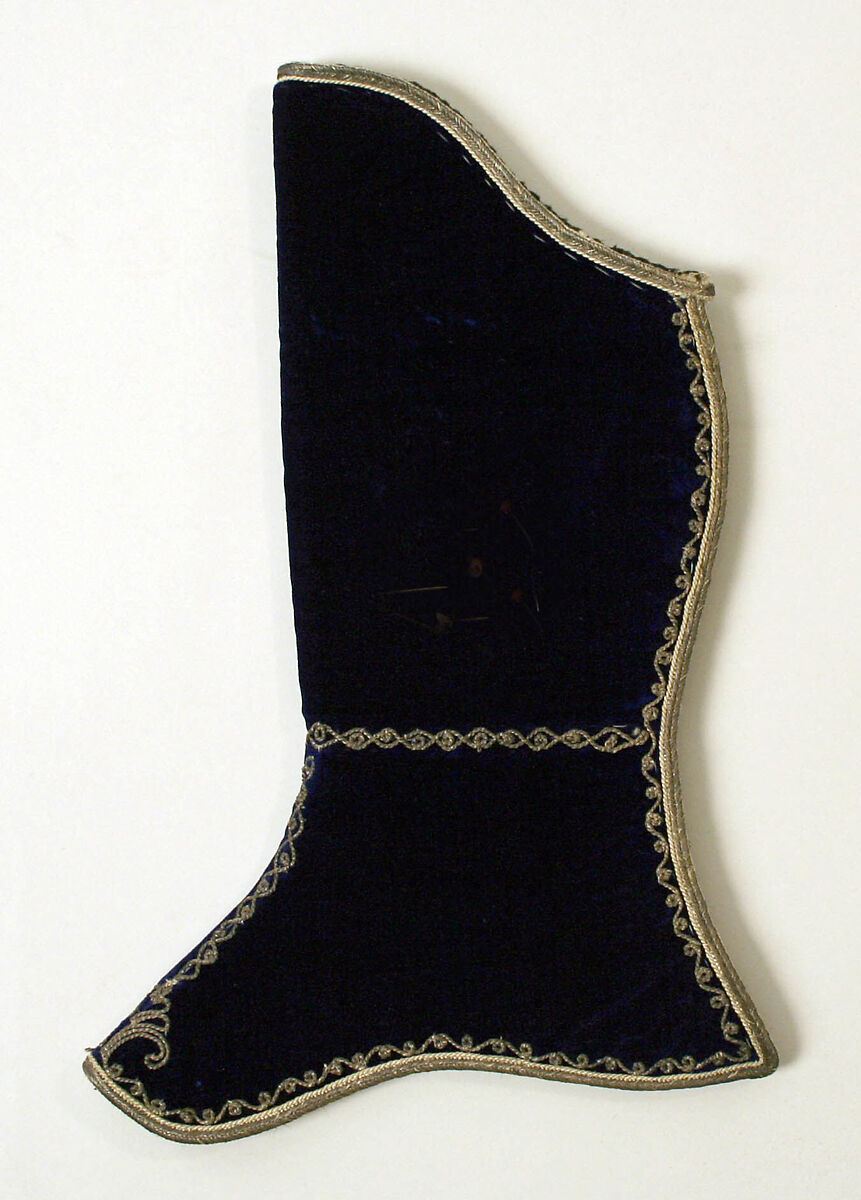 Gaiters, silk, wool, metal, Greek 