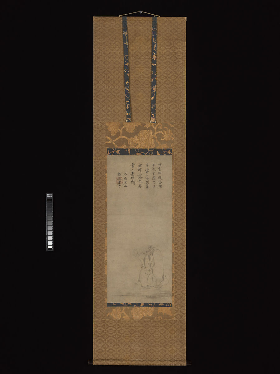 Mending clothes by daylight, Unidentified artist (Chinese, 13th century), Hanging scroll; ink on paper, China