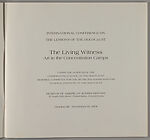 The living witness : art in the concentration camps : Museum of American Jewish History, October 18-November 19, 1978, Weitzman National Museum of American Jewish History