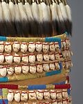 Life after death, Elias Not Afraid (born 1990), Beadwork on hide, Apsáalooke (Crow)