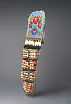 Life after death, Elias Not Afraid (born 1990), Beadwork on hide, Apsáalooke (Crow)