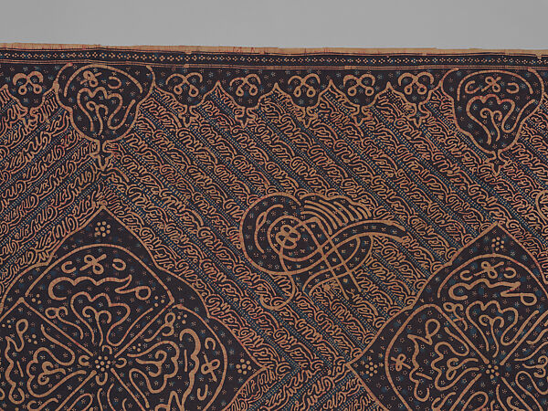 Batik with Talismanic Calligraphic Motifs, Cotton; tulis batik