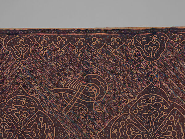 Batik with Talismanic Calligraphic Motifs, Cotton; tulis batik