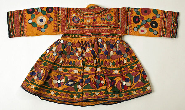 Ensemble, cotton, mirrors, India