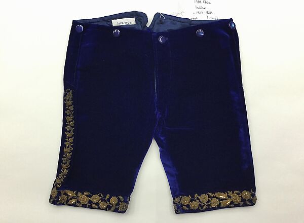 Suit, Silk, metal wrapped thread; embroidered