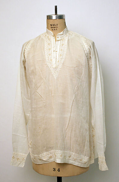 Kurta, Cotton; embroidered 