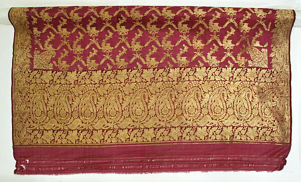 Sari, silk, India 