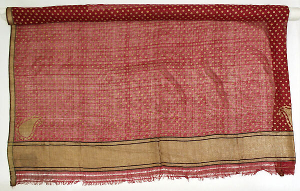 Sari, silk, India 