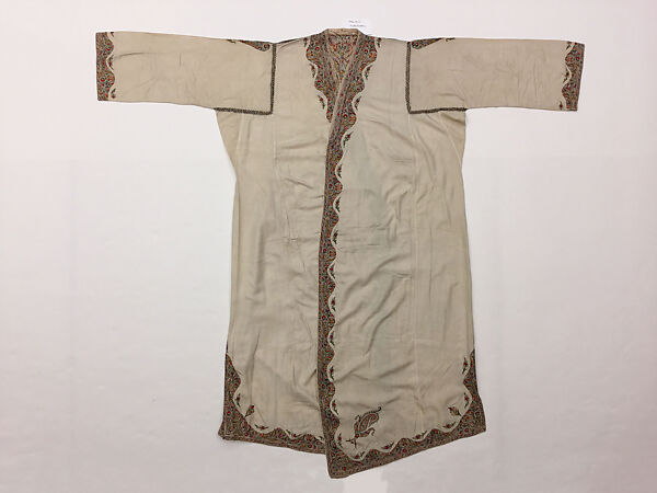 Robe, Wool, silk; embroidered