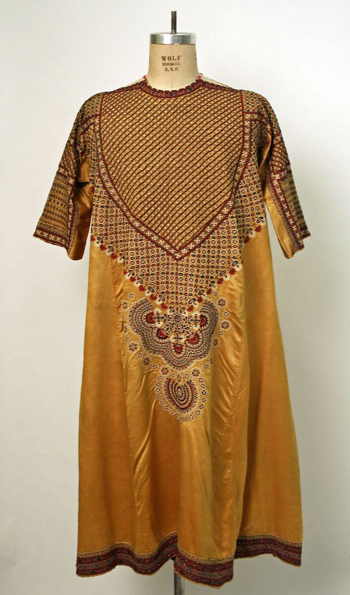 Kurta, Silk; embroidered 