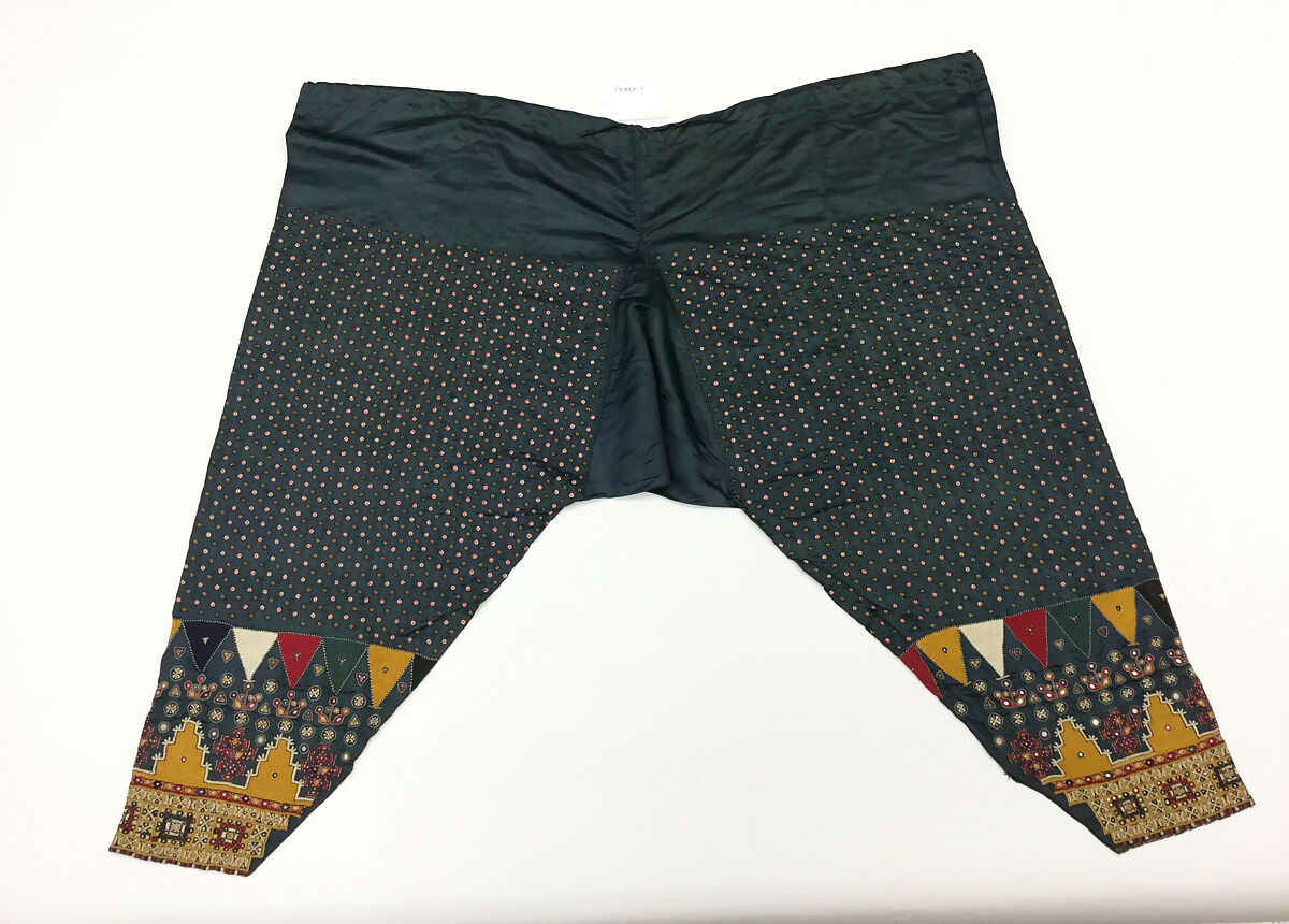 Trousers, silk, India