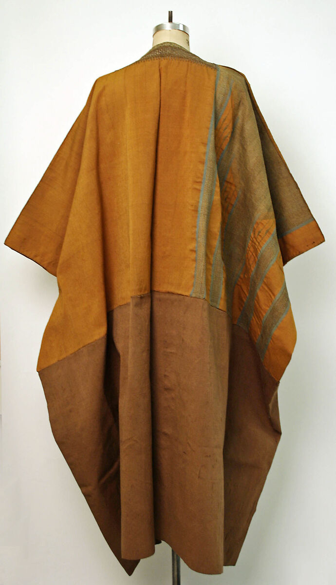 Group of Syrian Garments with Festive Dress,  Abaya, Agal Headcord, and Two Headscarfs, Linen, silk, metal wrapped thread; plain weave, embroidered