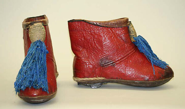 Ensemble, Wool, silk, leather, metal