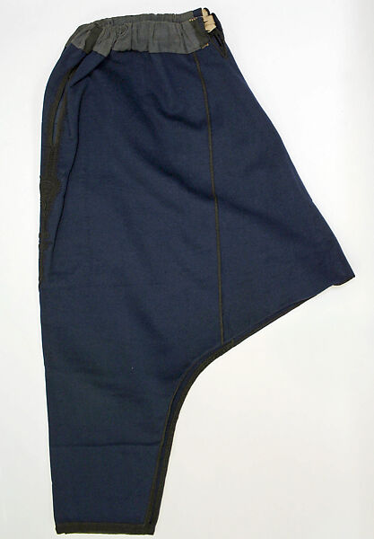 Ensemble, Wool, silk, leather, metal