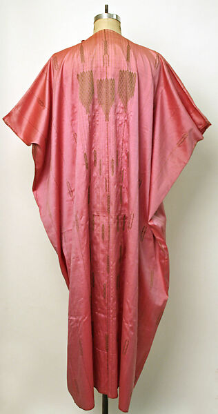 Abaya or Mashla Summer Cloak, Silk, metal wrapped thread; tapestry weave