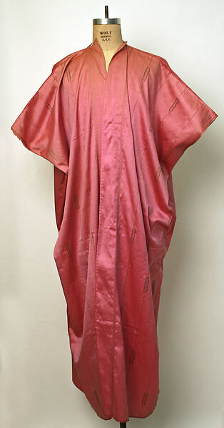 Abaya or Mashla Summer Cloak, Silk, metal wrapped thread; tapestry weave 