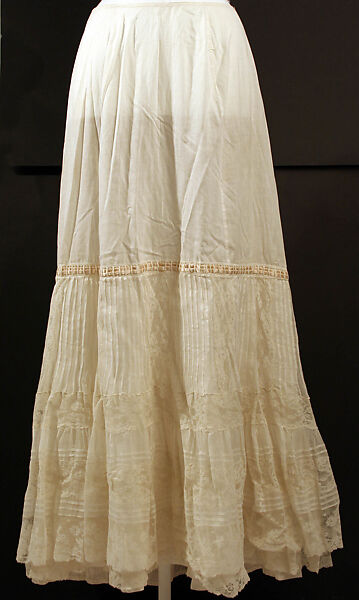 Petticoat, cotton, American 