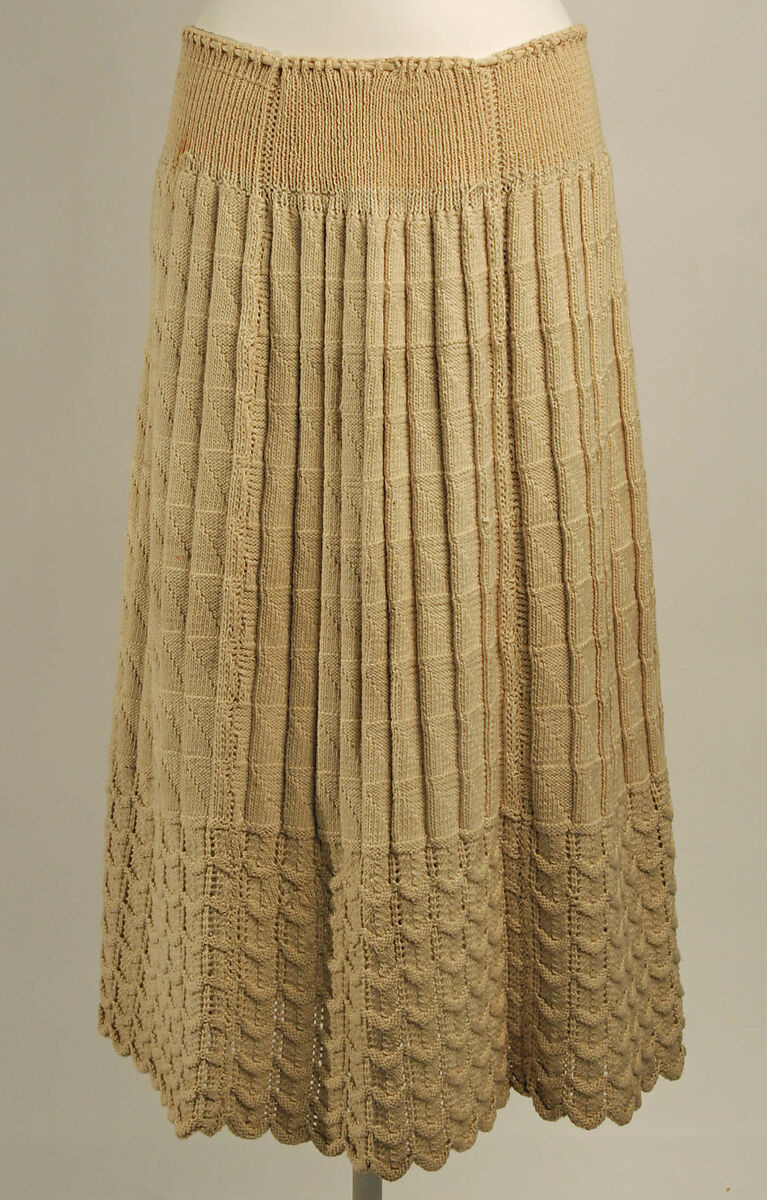 Petticoat, wool, American or European 