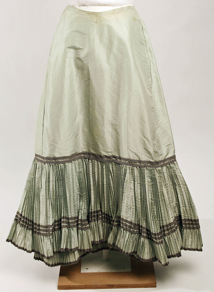 Petticoat, silk, French 