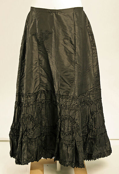 Petticoat, silk, American or European 