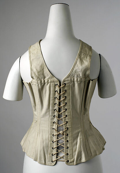 Corset, cotton, American or European