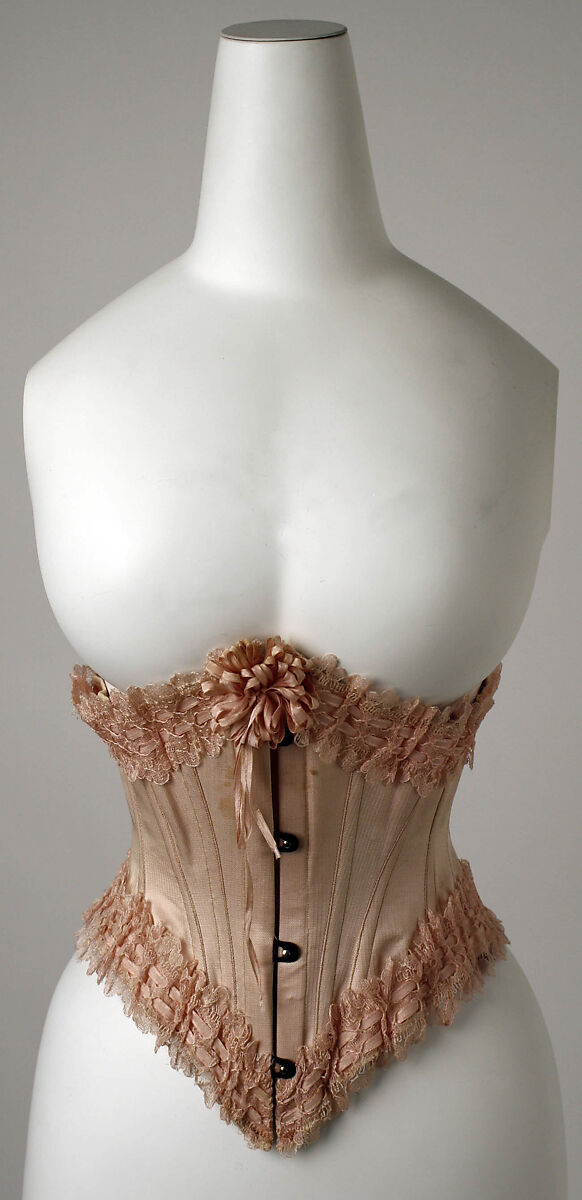Corset, Stern Brothers (American, founded New York, 1867), cotton, American 