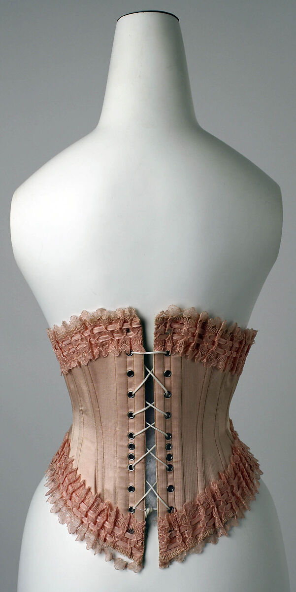 Corset, Stern Brothers (American, founded New York, 1867), cotton, American