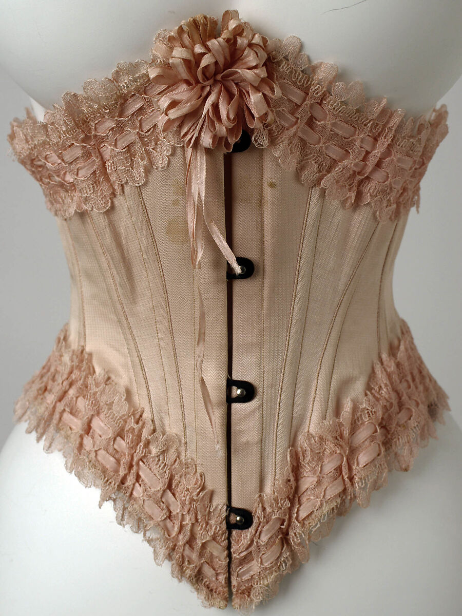 Corset, Stern Brothers (American, founded New York, 1867), cotton, American