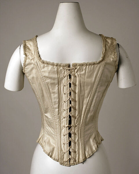 Corset, cotton, American or European