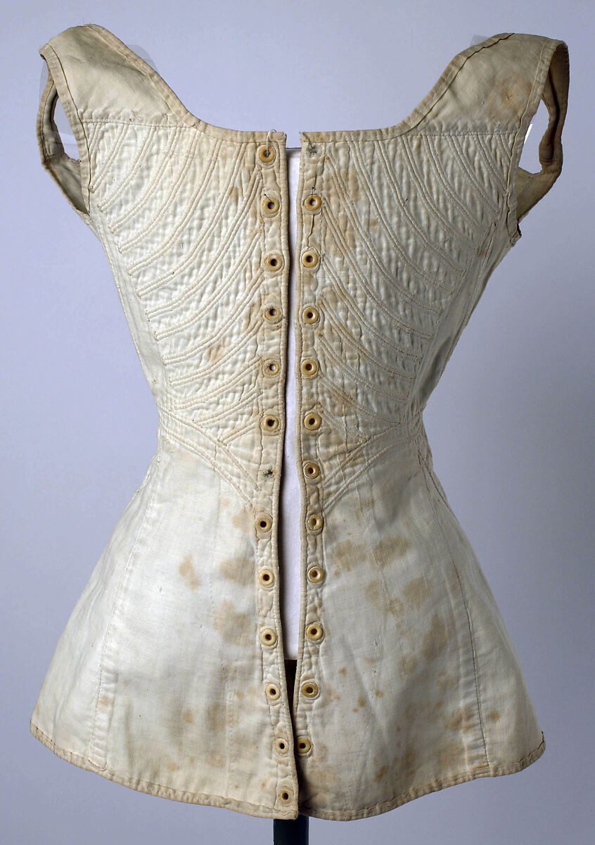 Corset, cotton, American or European