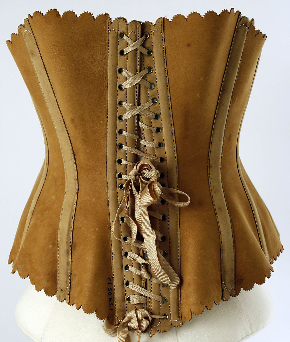Corset, Maison Léoty (French), leather, steel, French