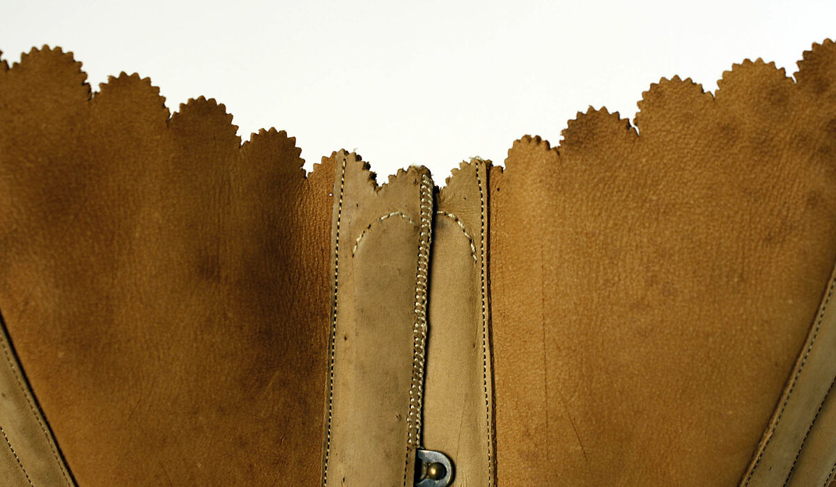 Corset, Maison Léoty (French), leather, steel, French