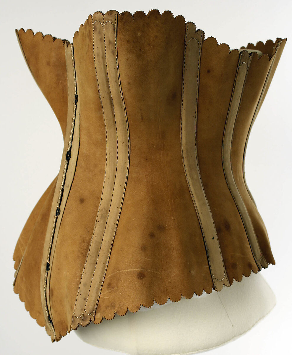 Corset, Maison Léoty (French), leather, steel, French