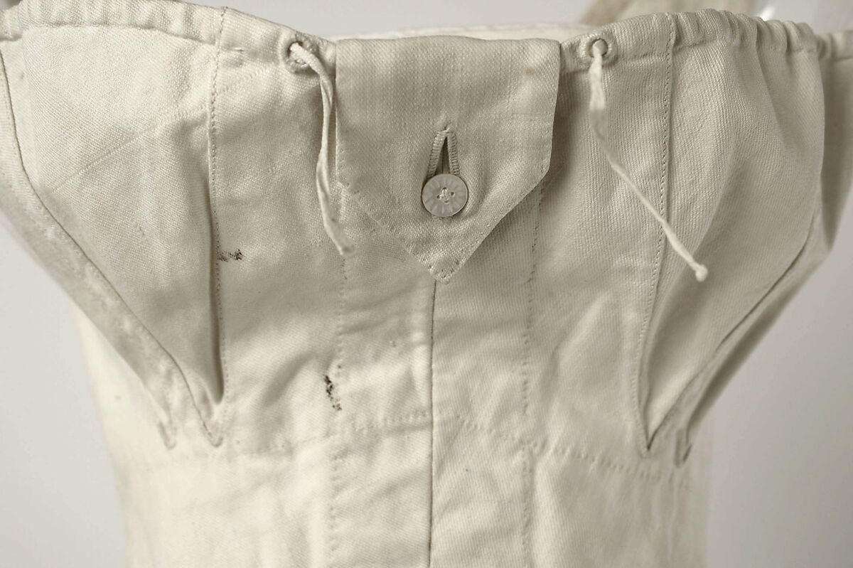 Corset, cotton, American