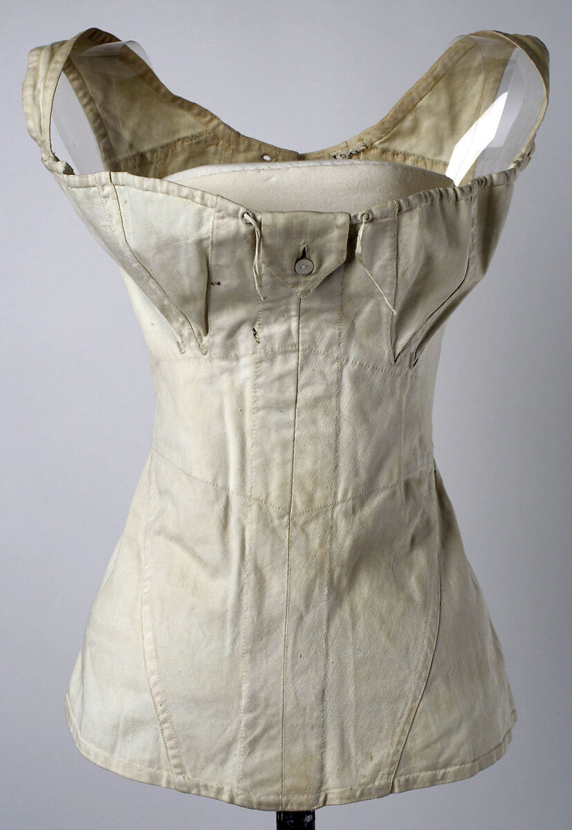 Corset, cotton, American 