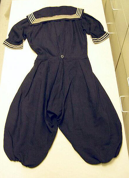 Bathing suit, wool, American