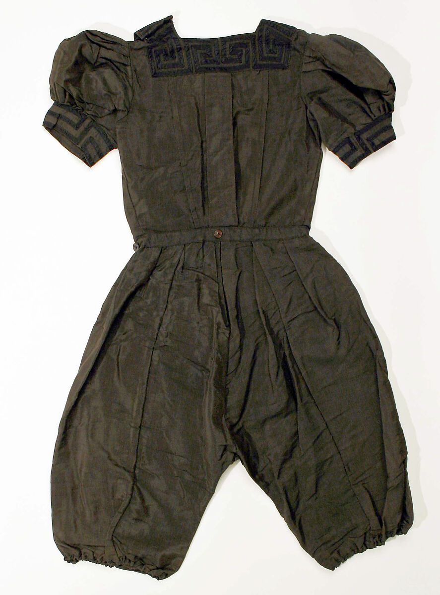 Bathing suit, wool, American