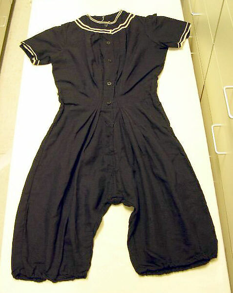Bathing suit, wool, American