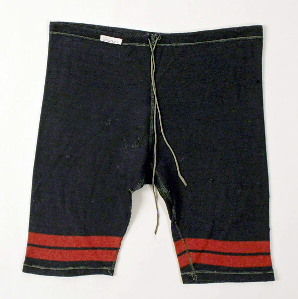 Two-piece bathing suit, wool, American