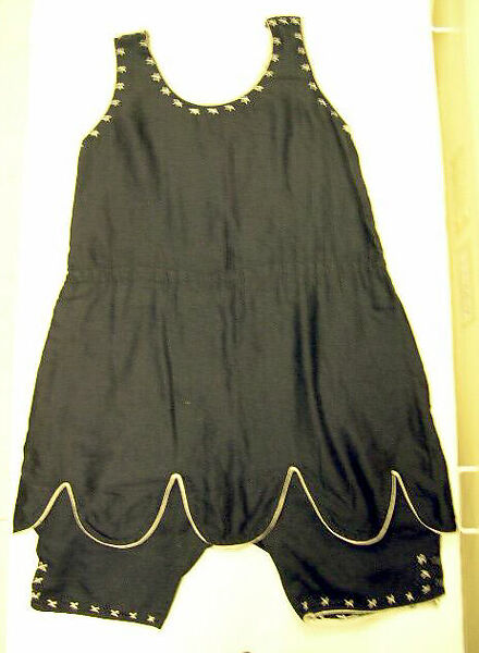Bathing suit, cotton, American