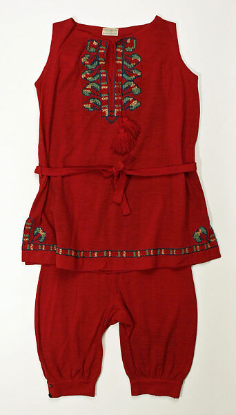Bathing suit, Franklin Simon &amp; Co. (American, founded 1902), wool, American 