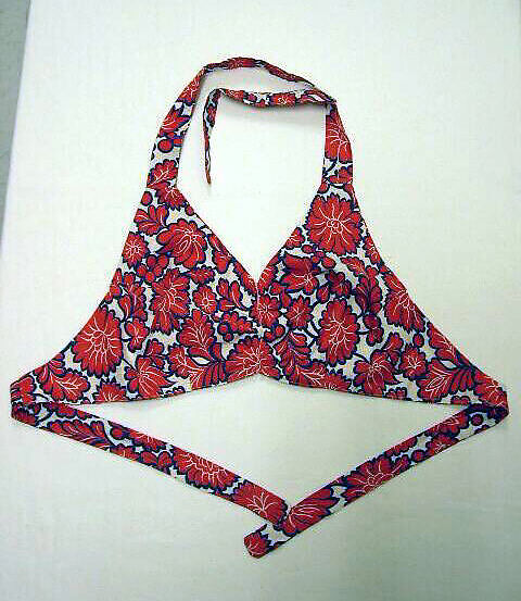 Bathing suit, Carolyn Schnurer (American, born New York, 1908–1998 Palm Beach, Florida), cotton, American