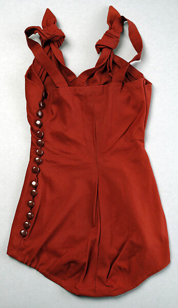 Bathing suit, Schiaparelli (French, founded 1927), elasticized teca estron, French