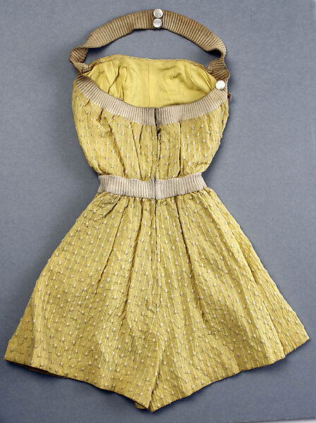 Bathing suit, Tom Brigance (American, 1910–1990), cotton rayon, American