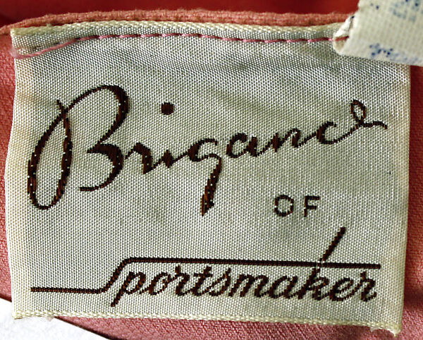 Bathing suit, Tom Brigance (American, 1910–1990), cotton, rayon, American