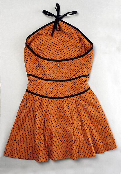 Bathing suit, Tom Brigance (American, 1910–1990), cotton, rayon, American