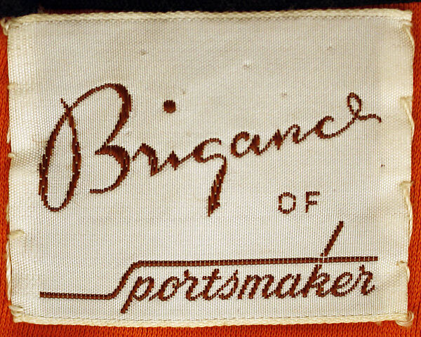 Bathing suit, Tom Brigance (American, 1910–1990), cotton, rayon, American
