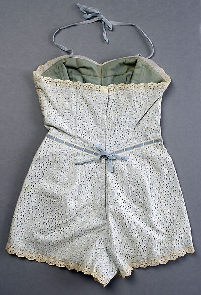Bathing suit, Tina Leser (American, 1910–1986), cotton, rayon, American